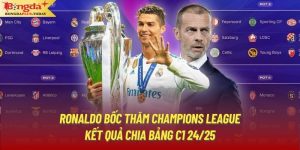 Ronaldo Bốc Thăm Champions League - Kết Quả Chia Bảng C1 24/25